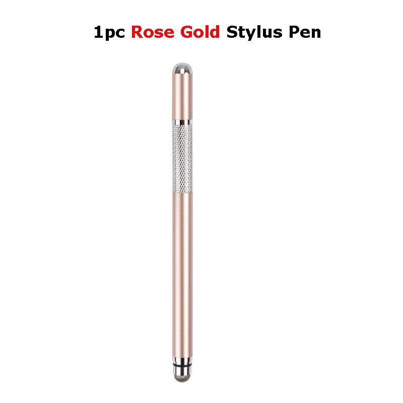 2in1 Stylus Pen For Apple Tablet Touch Pen For Capacitive Screen Drawing Pencil For Iphone Mobile Notebook Writting Caneta: Rose Gold