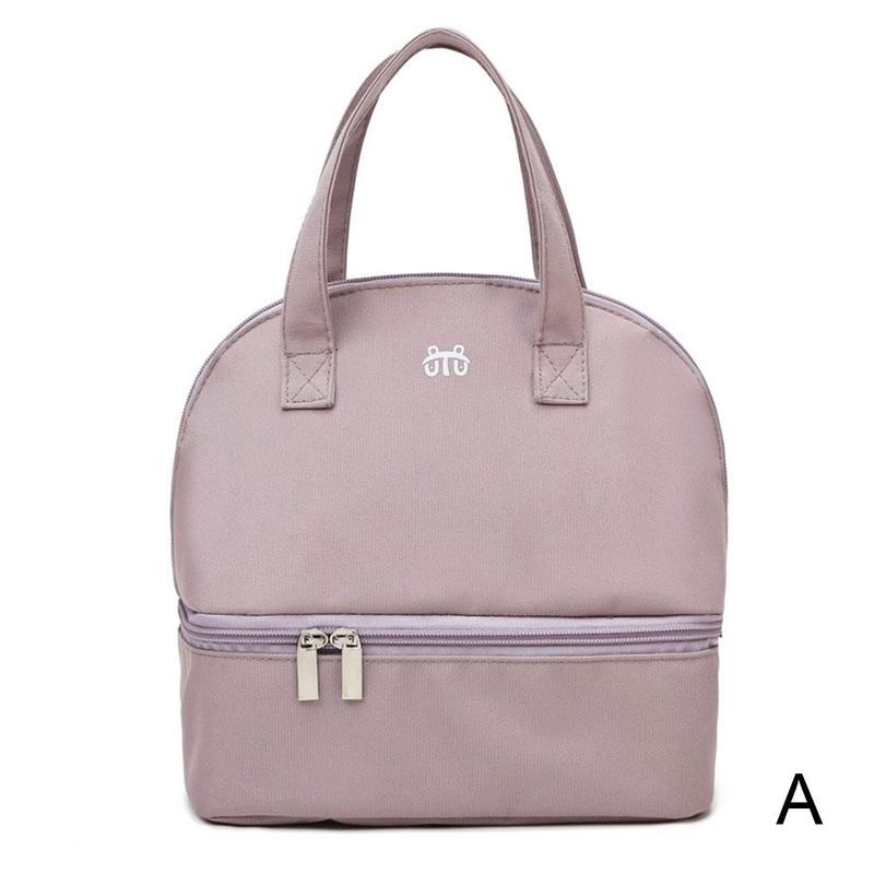 Kawaii Portable Handbag Multi-function Breastfeeding Milk Bag Box Insulation Storage Bag Lunch Double-layer Preservation: 1