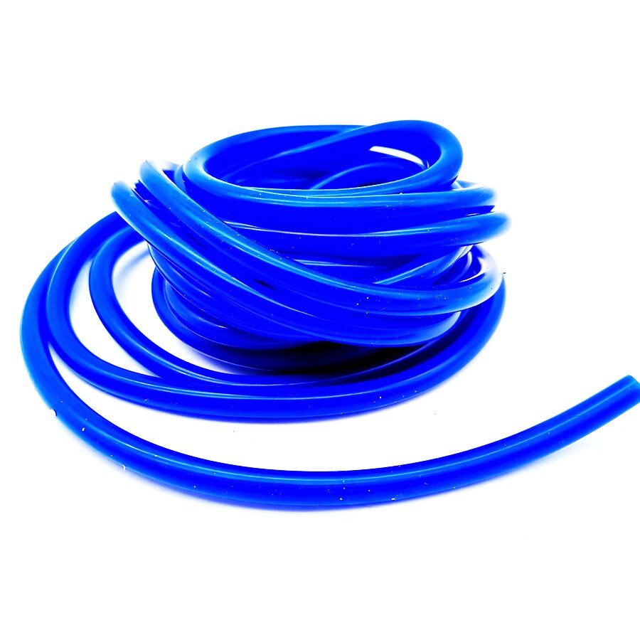 5 Meters Inner Diameter 3mm Blue Vehicle Silicone Rubber Vacuum Tube Boost Air Hose Pipe Tubing