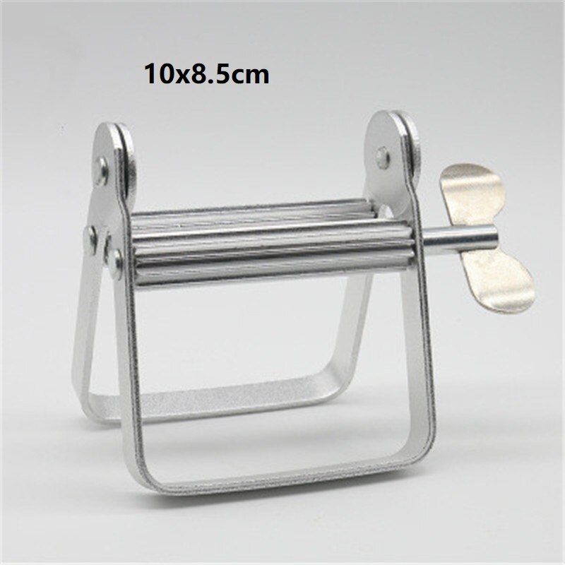1pc Tube Squeezer Lazy Toothpaste Dispenser Metal Squeezing Tools Hair Color Dye Cosmetic Paint Squeezer Tube Wringer