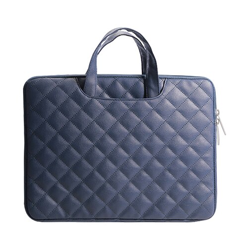 Waterproof Document Bags Portable Men's Briefcases Business Passport Handbag Notebook Totes Travel Organizer Office Accessories: Dark Blue