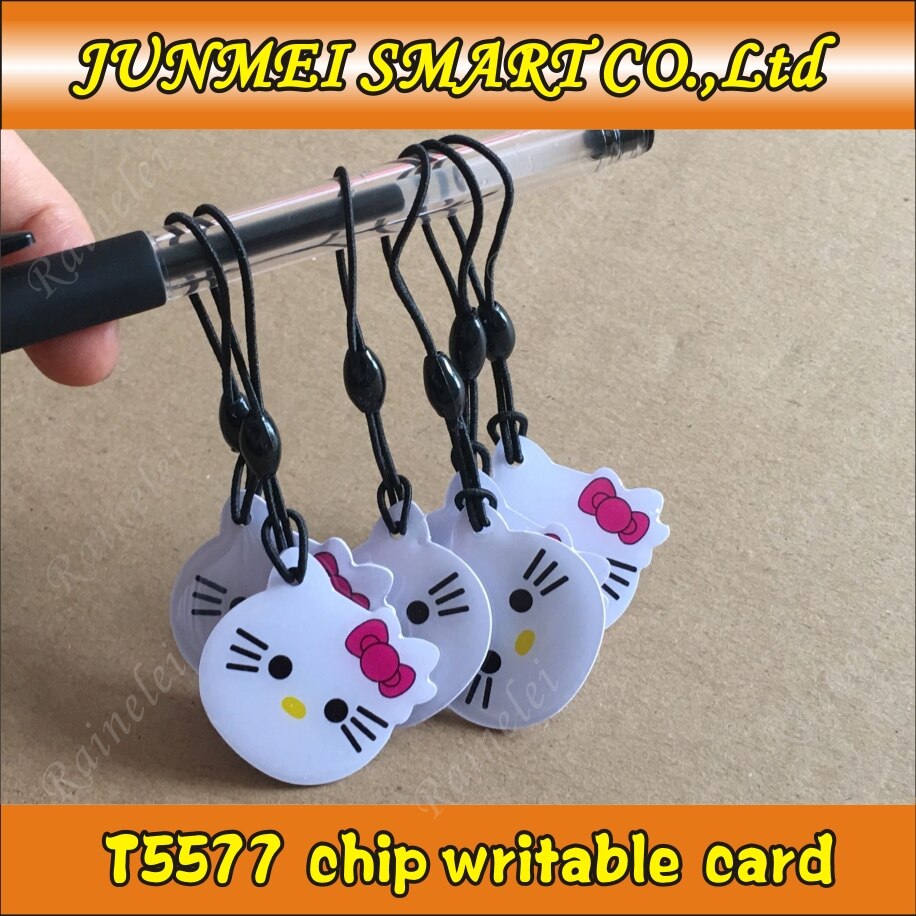 125Khz Proximity RFID EM4305 T5577 epoxy tag Smart ID Writable keyfob Rewriteable Token Tag Keyfobs Keychains Access Control