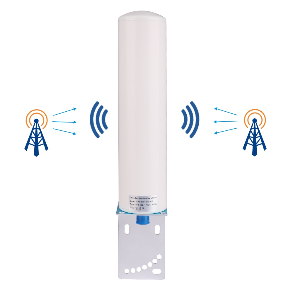 4g draussen Antenne 698-2700MHz 12DBi Omni Externe Fass Antenne mit N Weibliche für GSM W-CDMA 2g 3g praktisch-Signal-Verstärker