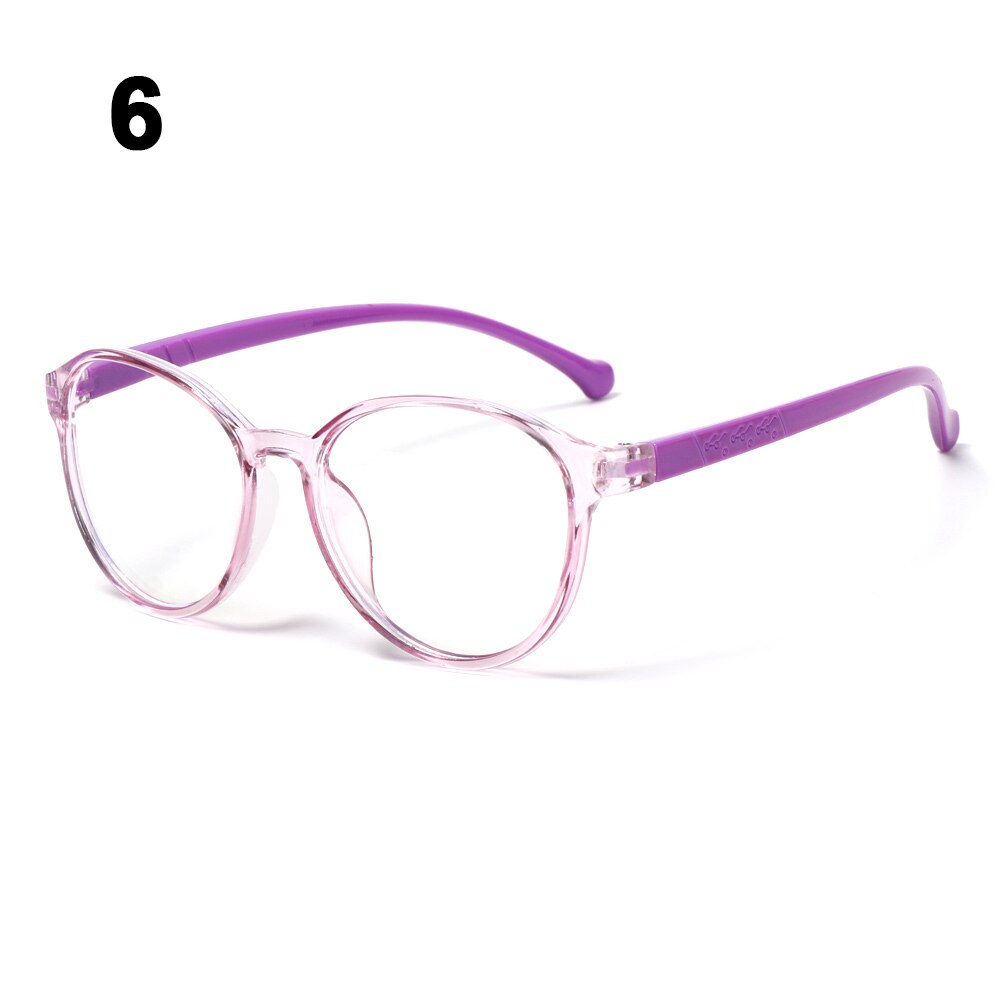 Qutzzmnd Anti-blue Light Computer Glasses Boys Girls Kids Glasses Protection Eyeglasses Ultra Light Frame Glasses: 6