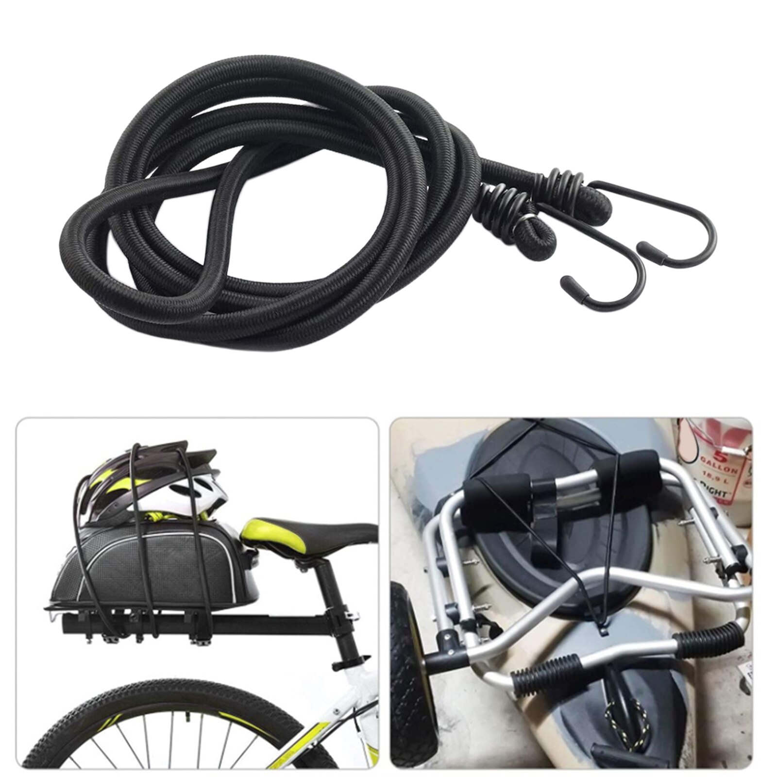 Hand Cart Ropes Bungee Cords Rope with Hooks Tensioning Belts Tie ... – Grandado