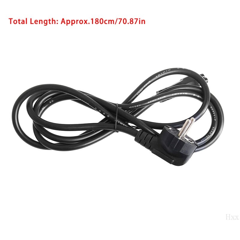 C5 To 3-Pin Laptop AC Adapter Charger Power Lead Main Cable Cord US/UK/EU Plug: EU