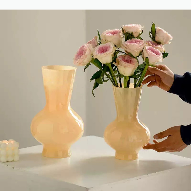 Klassiekers Glazen vaas Hydrocultuur Bloemen Potten Bureaudecoratie Kunstbloem Decoratieve bloemenvazen Kamer Esthetisch Decor