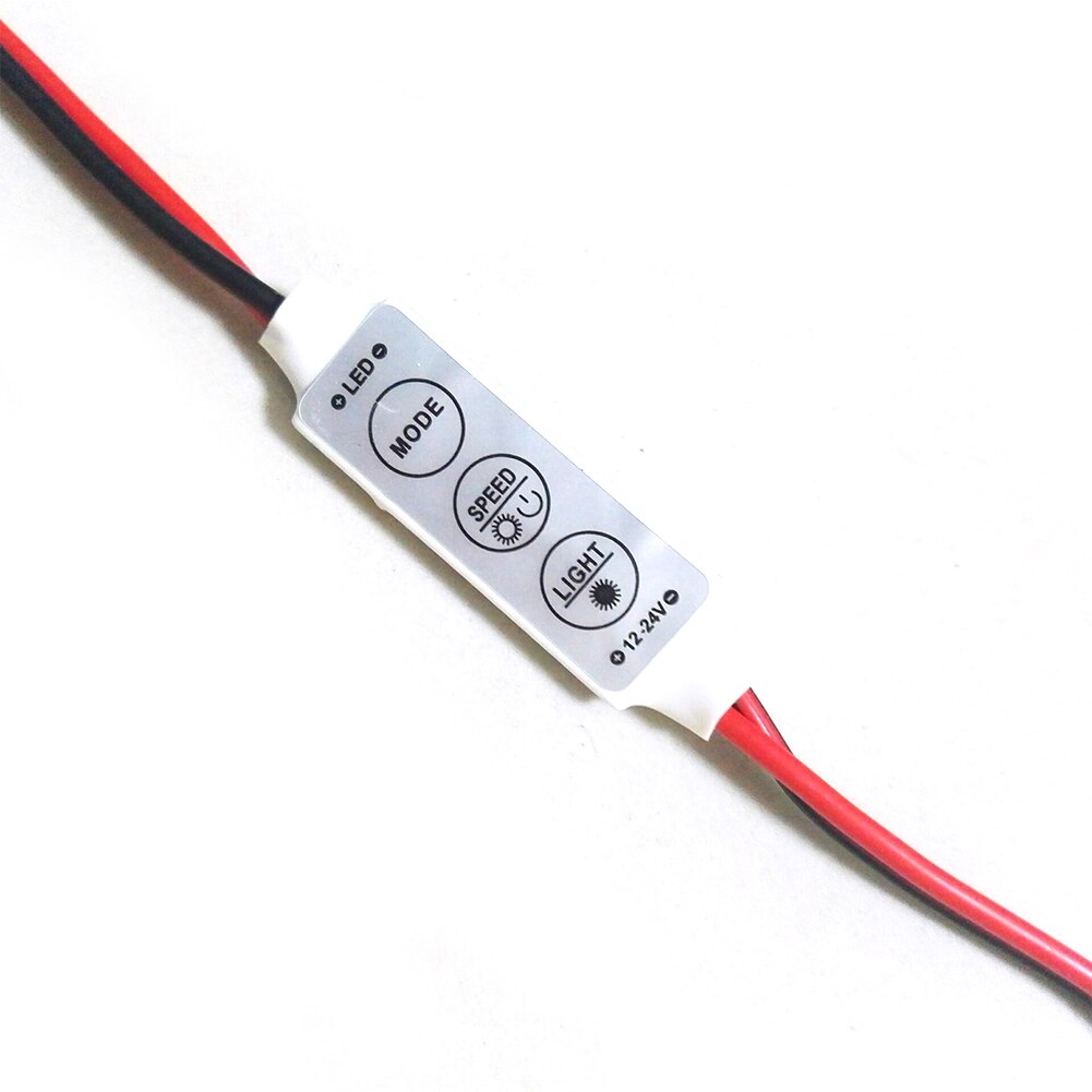 Helderheid aanpassen praktische accessoires enkele kleur mini party online lichtstrip thuis 12-24v led dimmer
