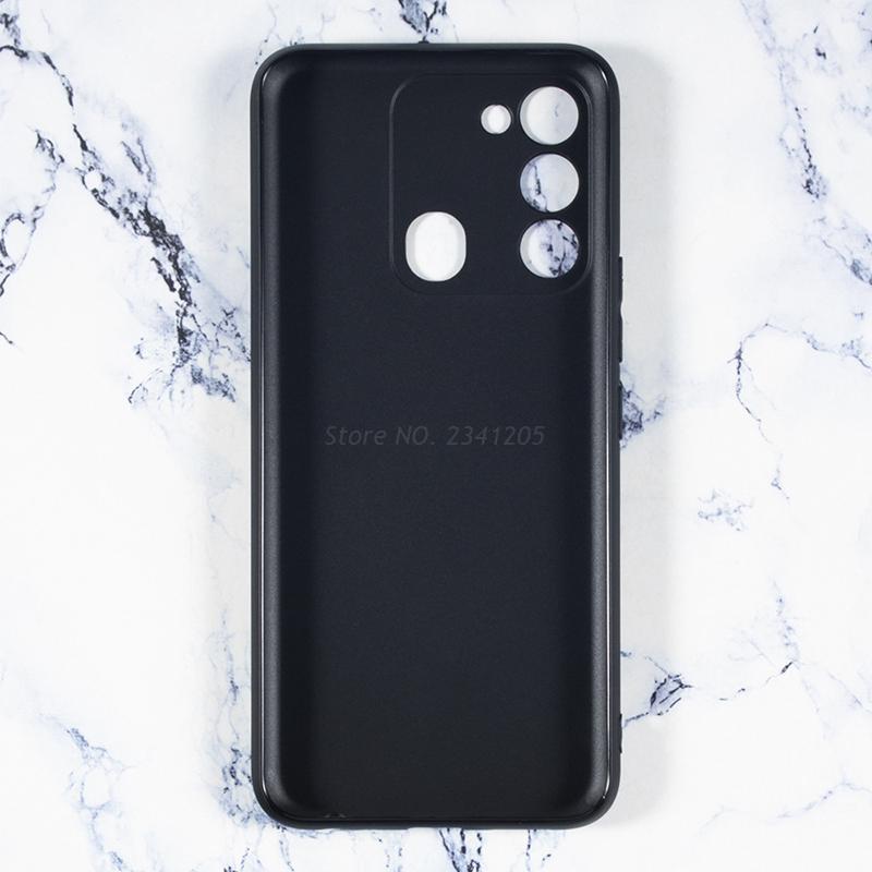 Funda ajustada para Tecno Spark Go 2022, carcasa suave de TPU negra para Tecno Spark 8C, funda para teléfonos móviles Coque on Spark Go 2022