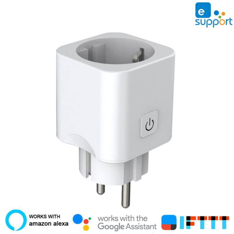 Enchufe inteligente IFTTT 1/2 Uds., adaptador de enchufe remoto inalámbrico con Wifi, enchufe de sincronización EU compatible con Alexa, Google Home