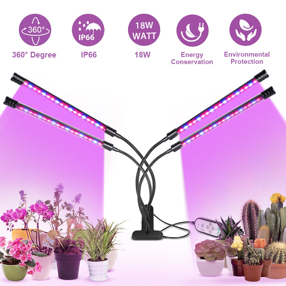 LED Grow Light USB Phyto Lamp Full Spectrum Grow Tent Complete Kit ...