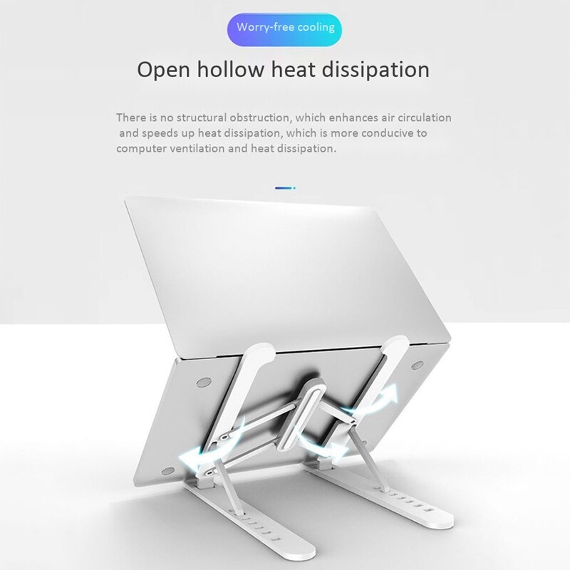 Notebook Computer Monitor Stand Desktop Folding Lifting Aluminum Alloy Plate Heightening Base