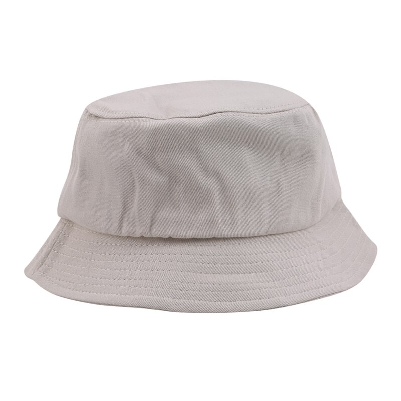 Bucket Hat für Damen & Herren - Baumwoll-Sonnenhut Unifarben - Outdoor Fischer Panama Hut
