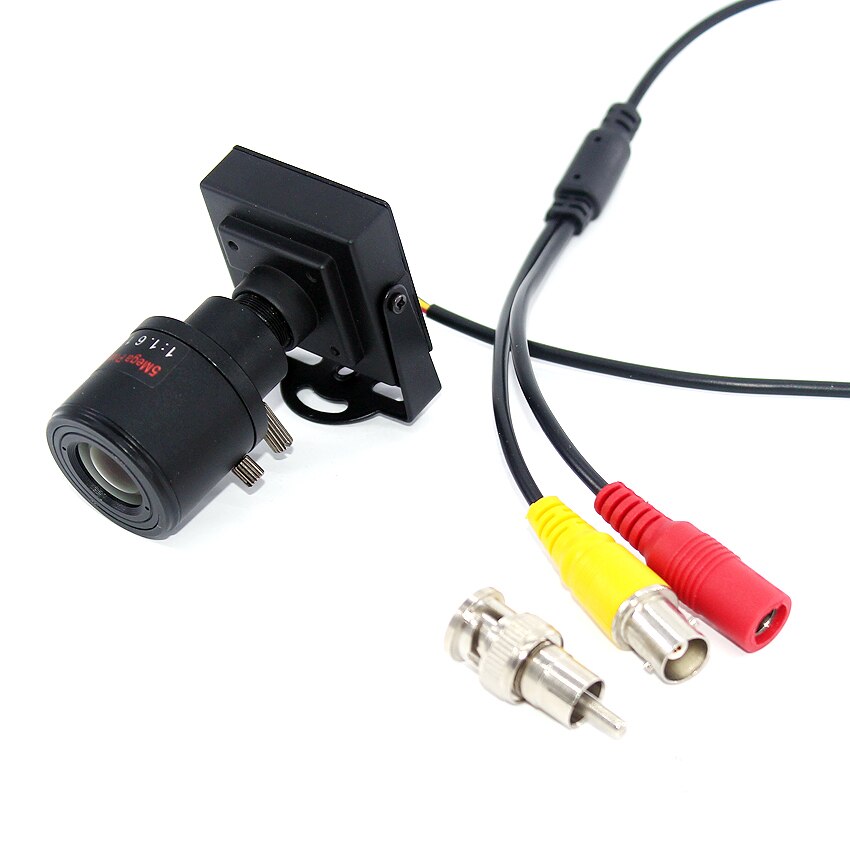 1000 tvl /700 tvl 6-22mm varifocal objektiivi metalli minikamera manuaalinen säädettävä linssi rca adapteri valvontakameran auton ohittaminen kamera