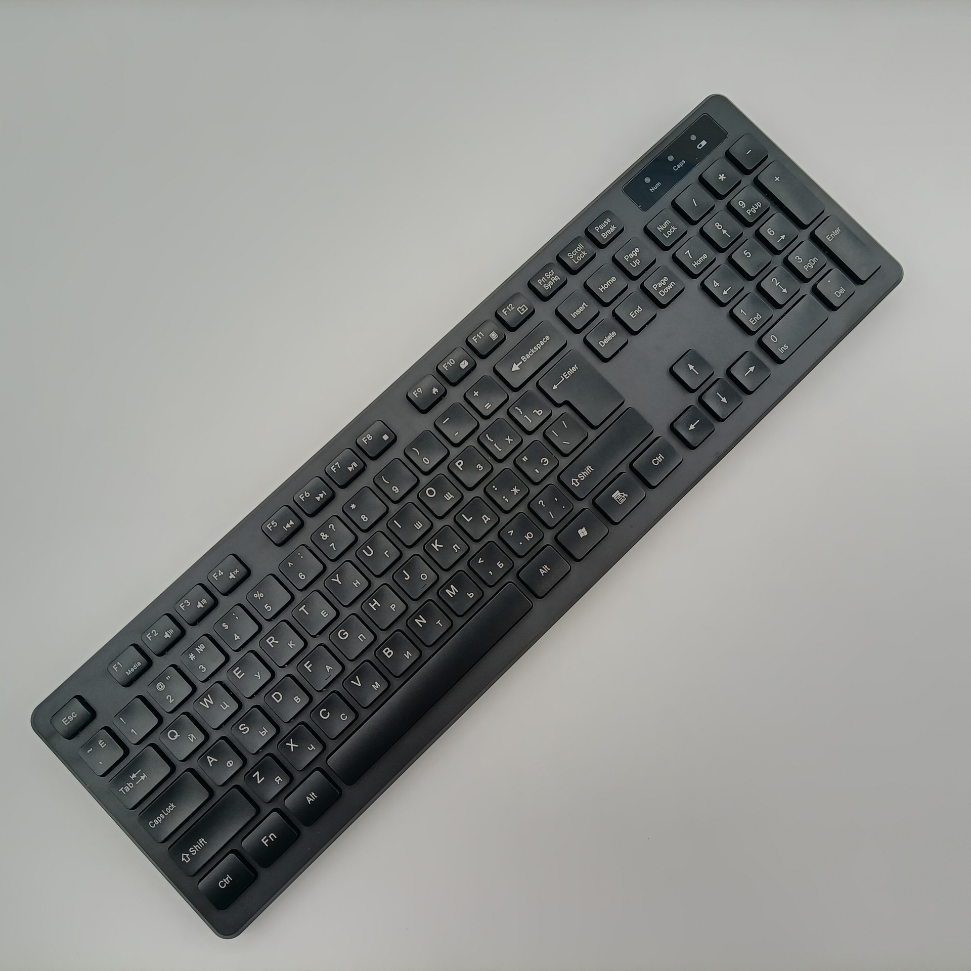 Hebrajski/francuski (AZERT)/hiszpańnarty/rosyjski/arabski/niemiecki/włoski/portugalski bezprzewodowa klawiatura 2.4G robić biura komputera stacjonarnego