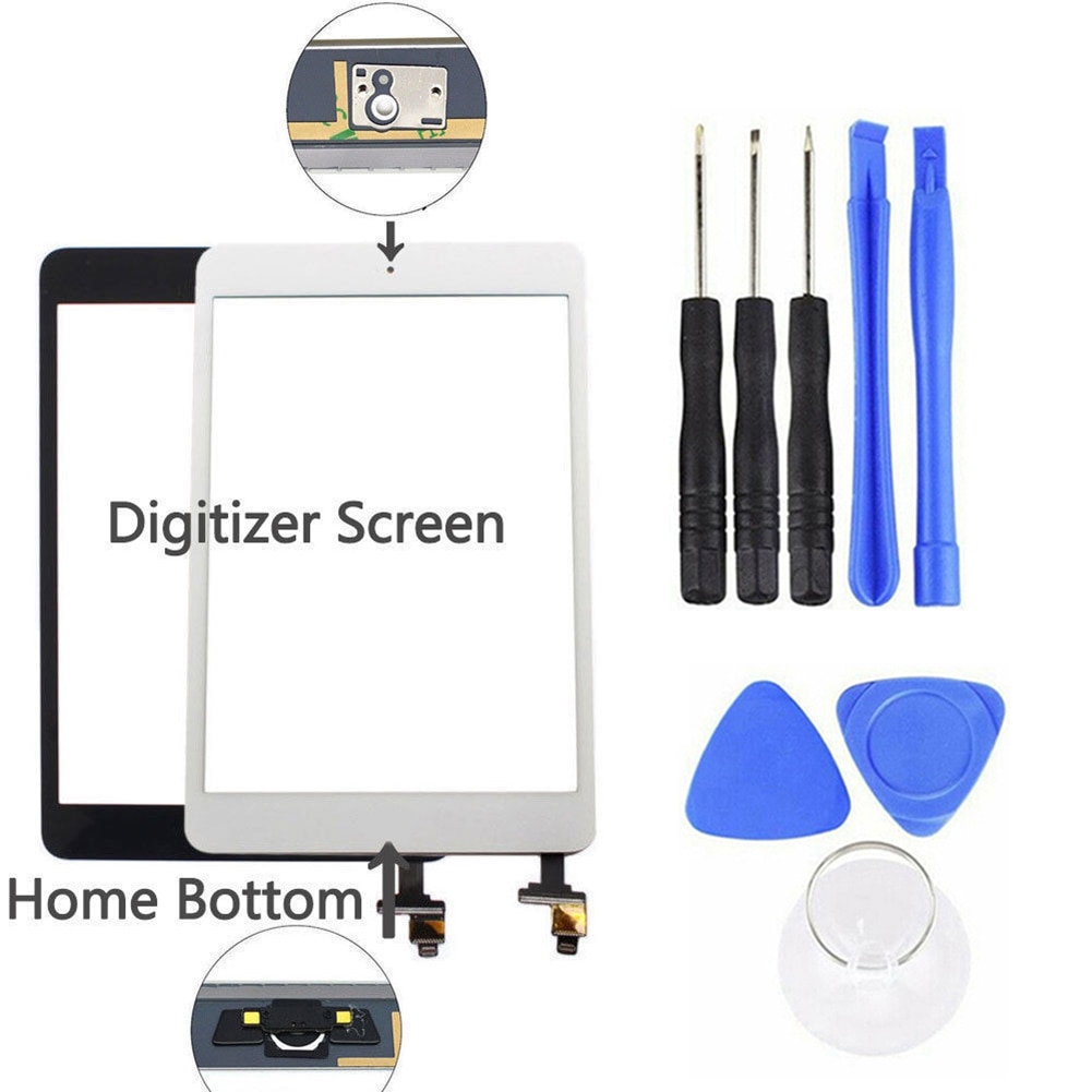 For iPad 2/3/4/Mini/Mini 2/3/Air/Air 2 Touch Screen Digitizer Outer Panel Front Glass Sensor Replacement