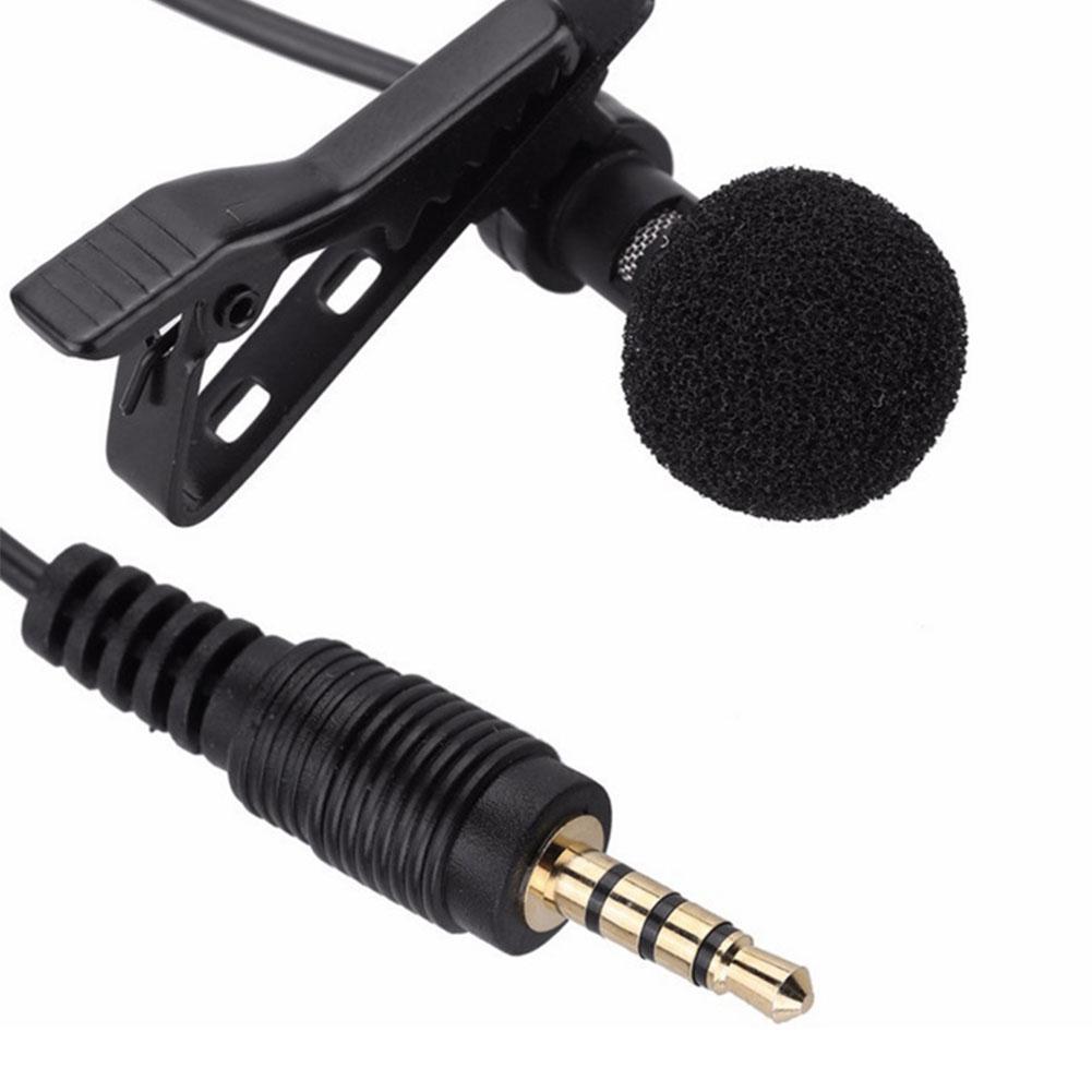 3.5mm jack mikrofon slips clip-on revers mikrofon mikrofon mikrofon til mobiltelefon: Default Title