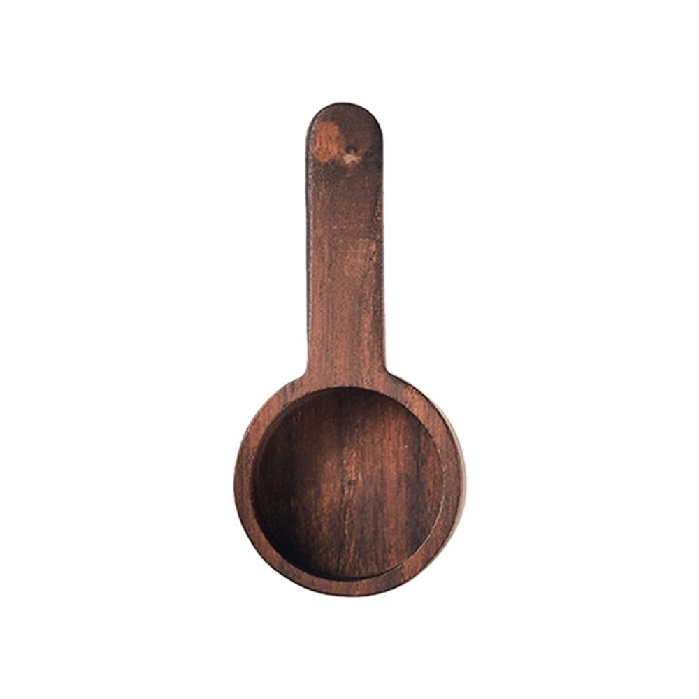 Juego de cucharas medidoras de madera para cocina, cucharas medidoras para té, café, azúcar, especias, herramientas de medición para el hogar: Amarillo claro
