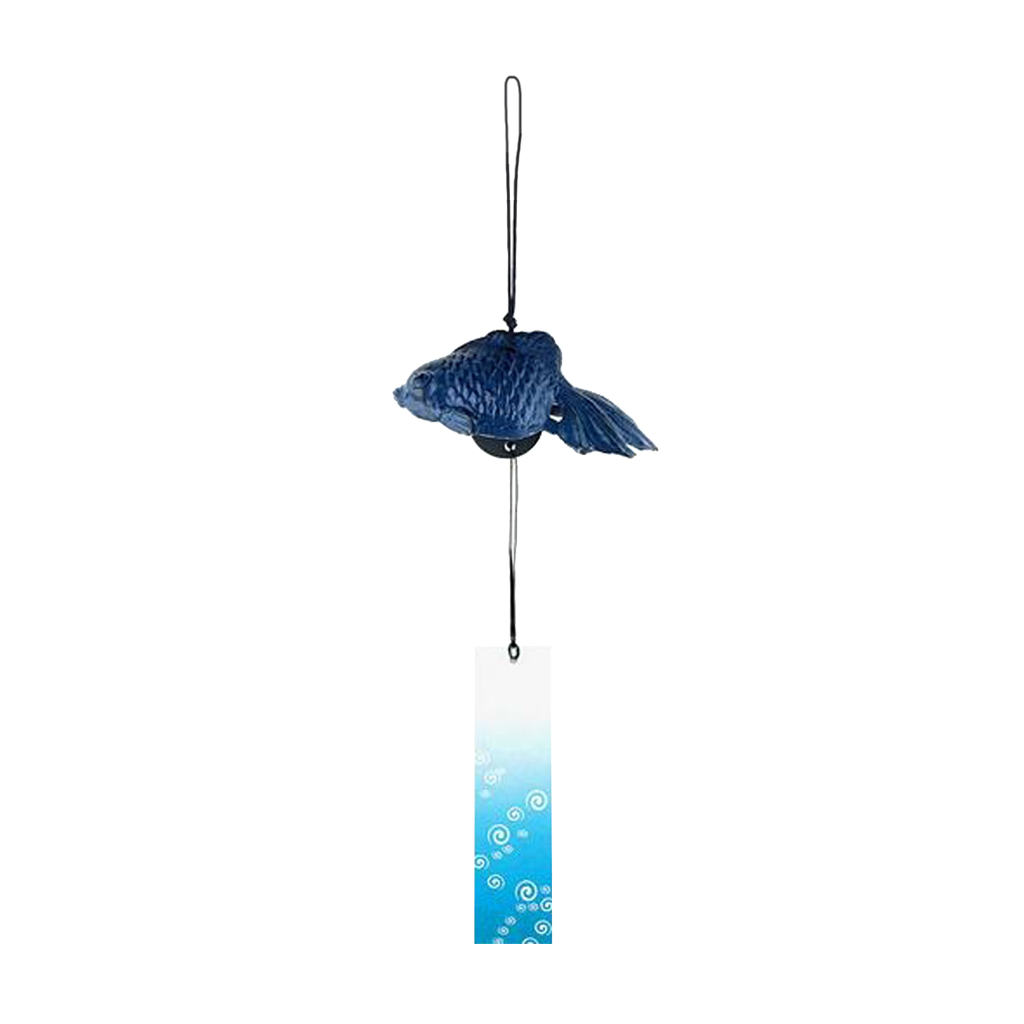 Japanese Goldfish Wind Chime Bell Iron Home Temple Garden Balcony Decor