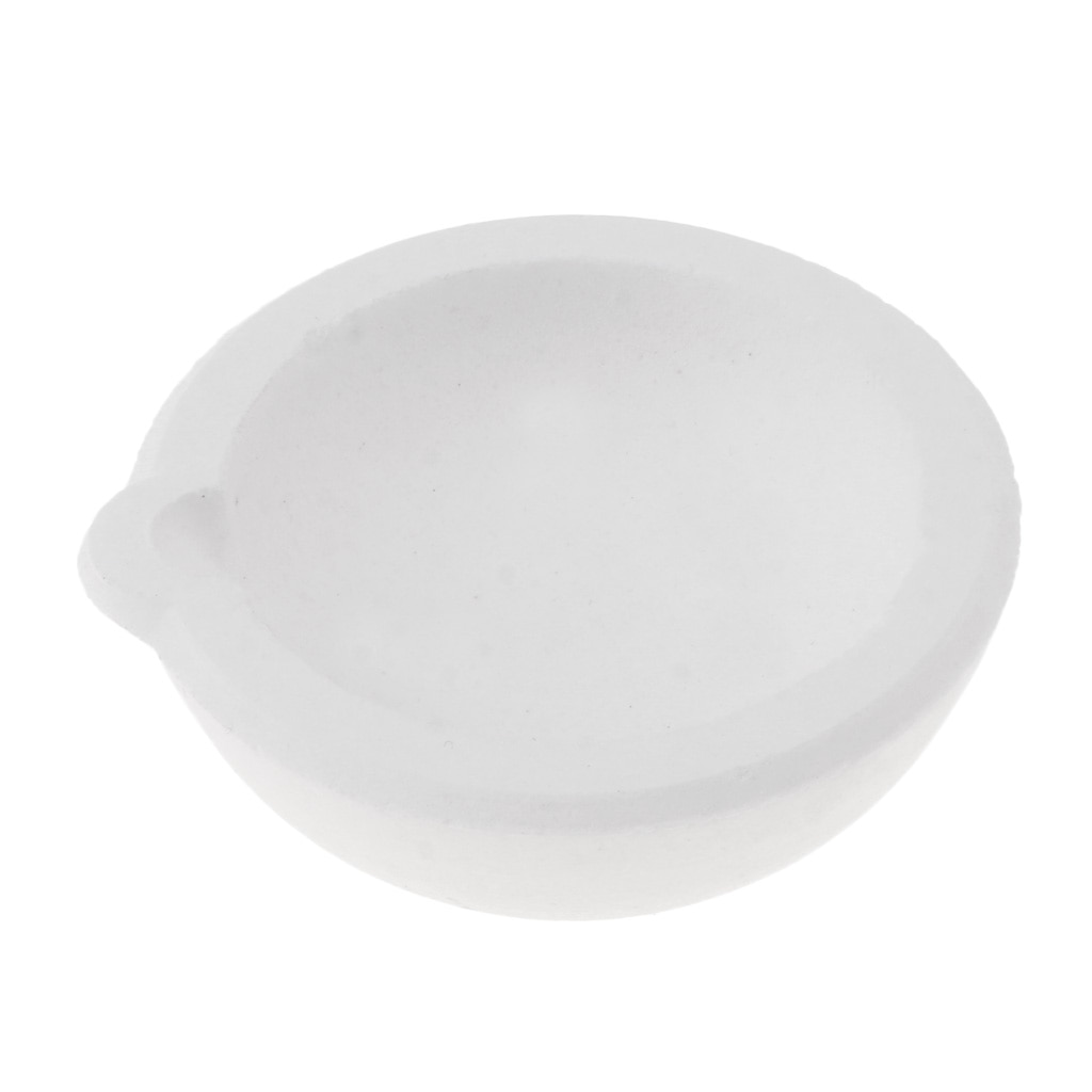 100g Jeweler Crucible Pot Melting Melt Metal Gold Jewelry Casting Quartz Silica Melting Crucible Dish Bowl Pot Casting