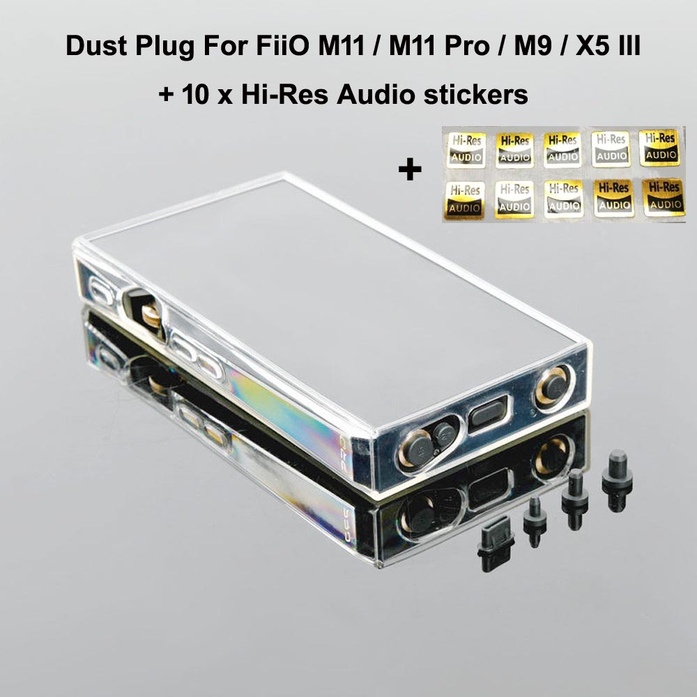 Juego de 2 enchufes antipolvo para FiiO M11 Plus, M11S / M11 Pro / M15S / M15 / M9 / X5 III / X7 / Shanling M6 Pro, conector de 4,4 MM, 3,5 MM y 2,5 MM
