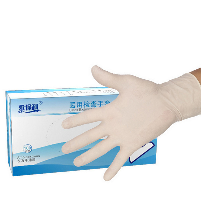 100 pçs luva de vinil descartável multifuncional transparente fino impermeável luvas housework cozinha limpa cozimento luvas tamanho s/xs