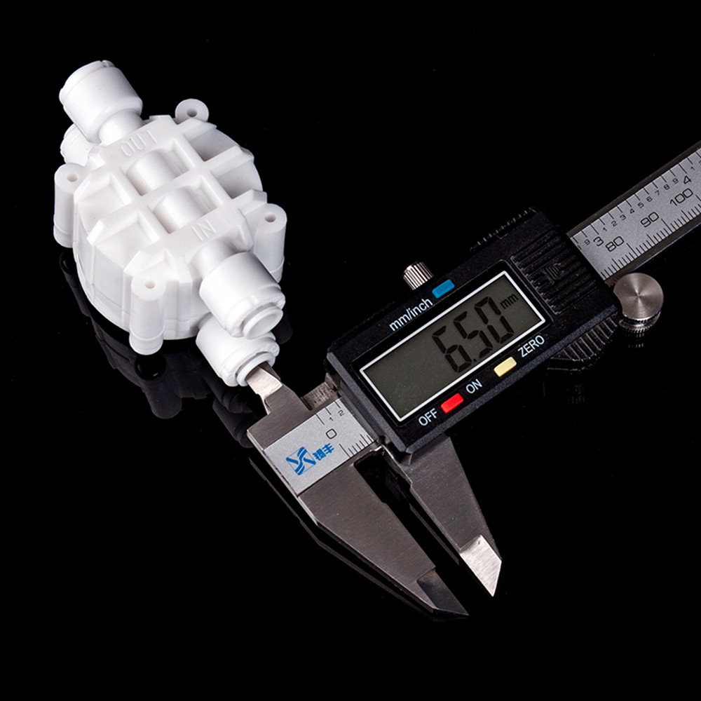 Water Filter Parts 1/4" OD tube Auto Shut Off 4 Way Valve Pressure Regulator Aquarium Water purifier Reverse Osmosis machine