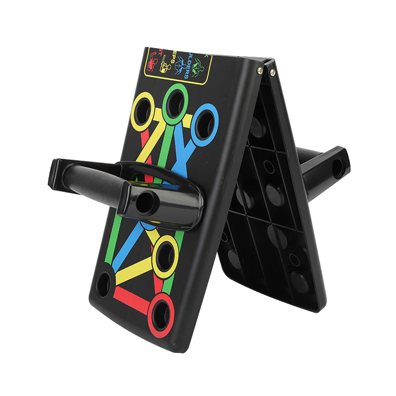 9 in 1 Push Up Board with Instruction Print Body Building Fitness Exercise Tools Men Women Push-up Stands For GYM Body Training