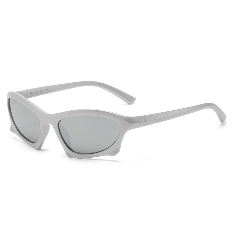 Sportzonnebril Heren Retro Y2K Zonnebril 2023 Mode Outdoor Straatfoto INS Brillen Zonnebril Voor Dames Heren: Black