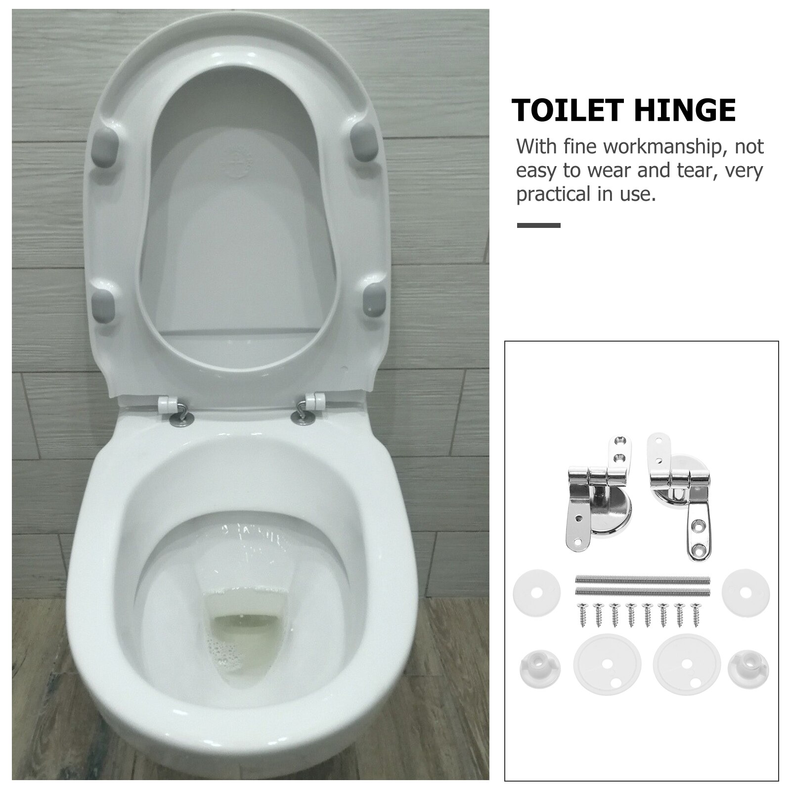 1 Set Toilet Seat Fittings Toilet Seat Hinges Fixings Hinge Toilet Seat Screw