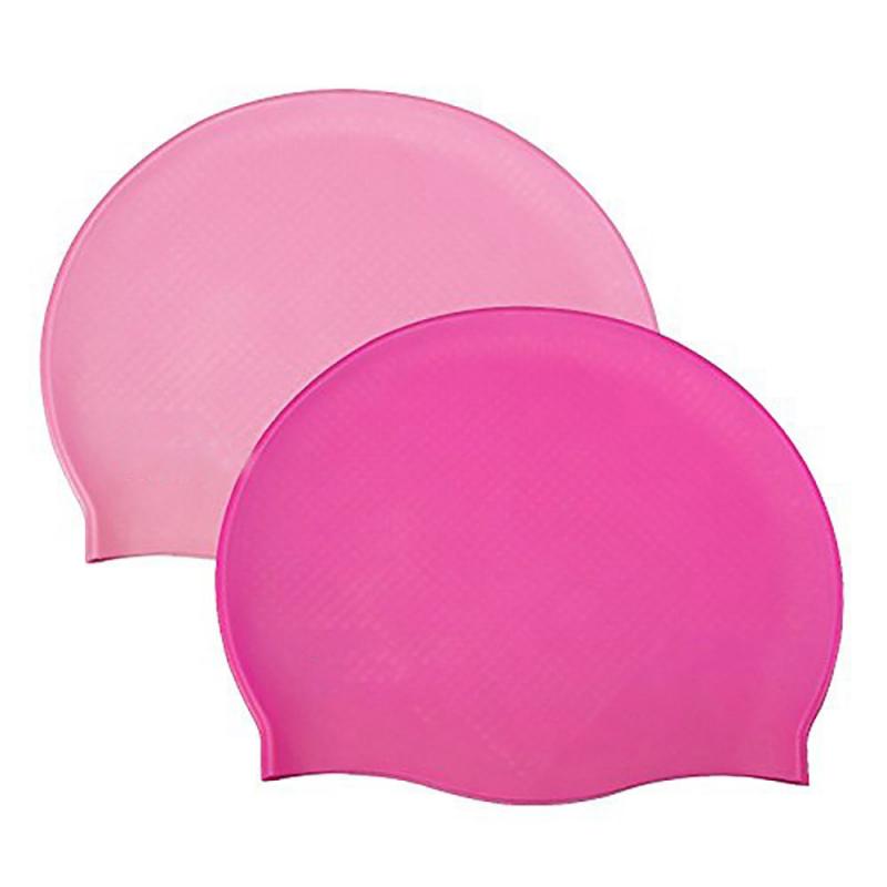 Unisex Elastic Swimming Pool Hat Silicone Swim Cap Swimwear Flexible Durable Waterproof Swimming Shower Hat Tools Fit All TSLM1