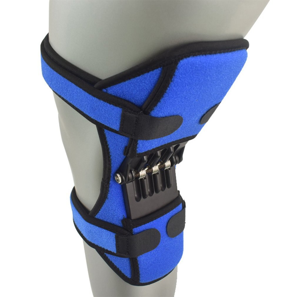 2 stk. kraftløfteledsstøtte knæpuder åndbar skridsikker kraftig rebound kraft knæforstærker knæpuder