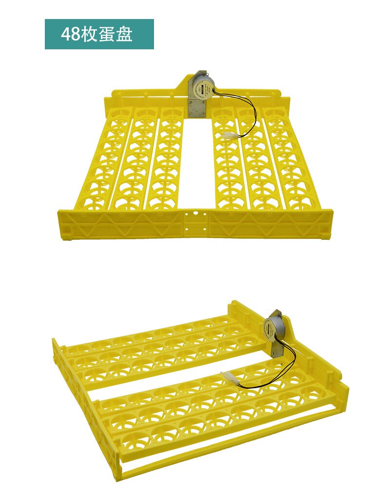 24/48/56 oeufs incubateur éclosoir Mini écloserie oeuf incubateur éclosoir automatique tour plastique incubateur plateaux incubateur équipement: 48 eggs / 220V