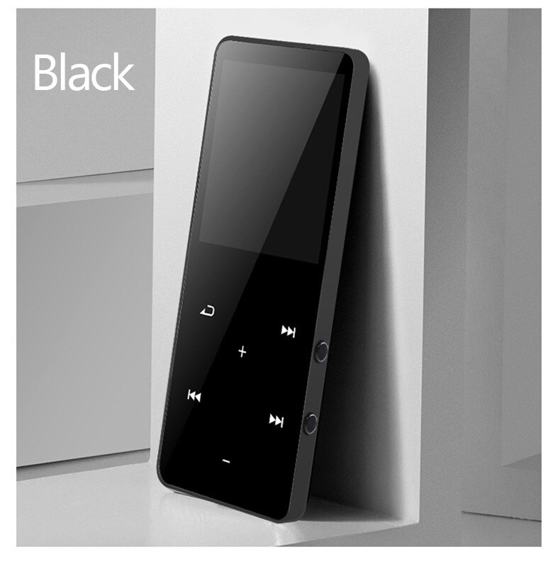 Reproductor de MP3 sin pérdidas con Bluetooth 5,0, pantalla táctil OLED, efecto de sonido 6D, repetición, Radio FM, E-Book, grabadora de música MP4: Black / 32 GB