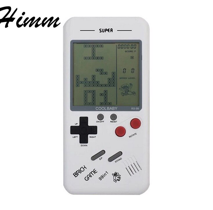 Coolbaby 3.5-Inch Scherm Klassieke Tetris Game Console Student Handheld Klassieke Nostalgische Kinderen Puzzel Handheld Game