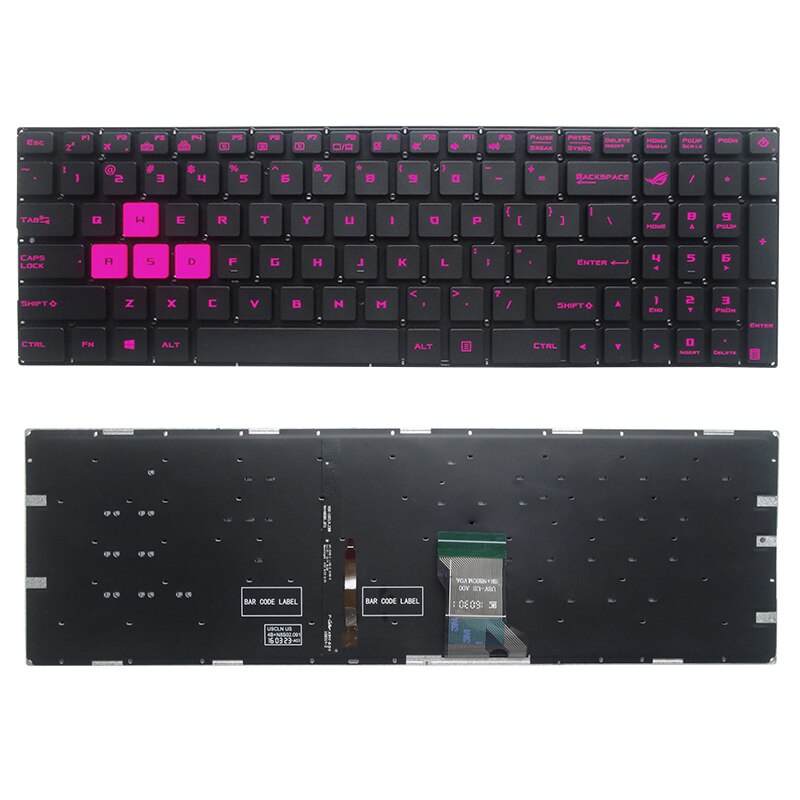 Ons Laptop Verlicht Toetsenbord Voor Asus GL702 GL702VT GL702VM Us Backlit Standaard Engels Layout: C