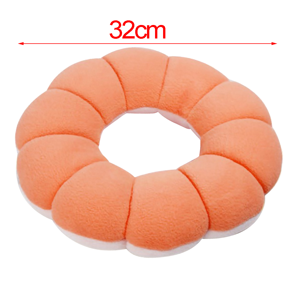 Donut Ring Cervical Neck Pillow Outdoor Sports Car Decoration Travel Twist Flower Shape Pillow