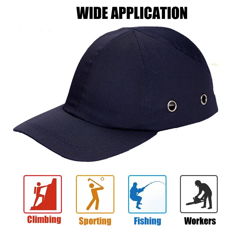 Brand Bump Cap Work Safety Protective Helmet Hard Baseball Hat Style For Factory Shop Carrying Head Protection