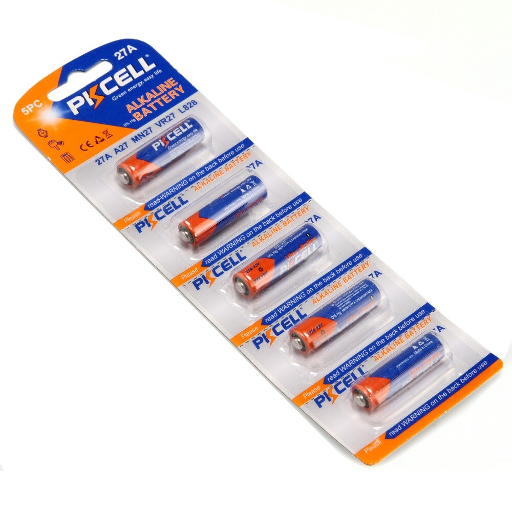 5 pcs/1 pack Pkcell 27A/MN27/GP27A/L828/A27 12 V B... – Grandado