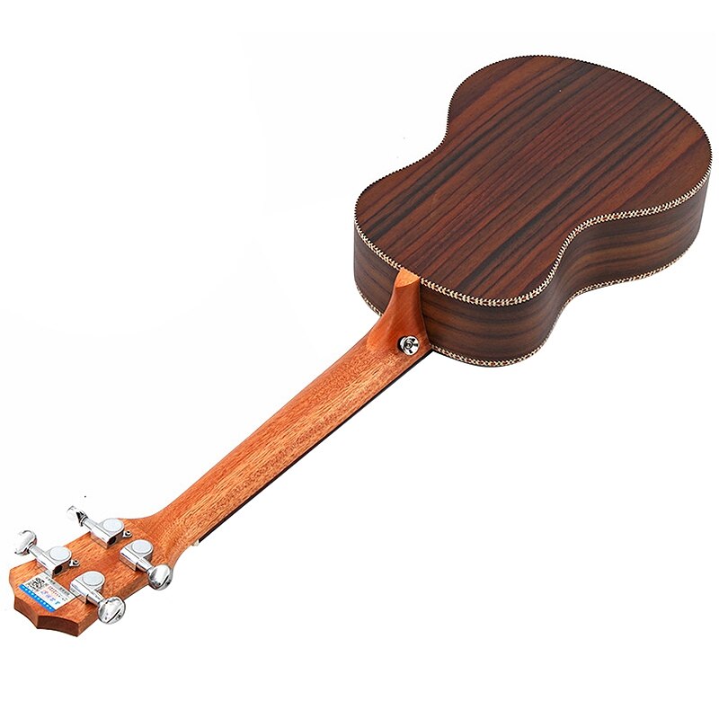 26 pouces ténor ukulélé raisin son trou guitare hawaïenne 4 cordes palissandre Ukelele ensemble avec sac