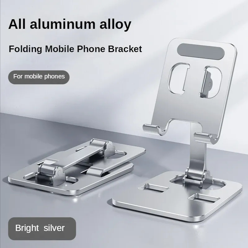 Uniwersalny przenośny uchwyt na tablet ze stopu aluminium do iPada Regulowany, elastyczny, składany, leniwy, stacjonarny stojak na telefon komórkowy na żywo