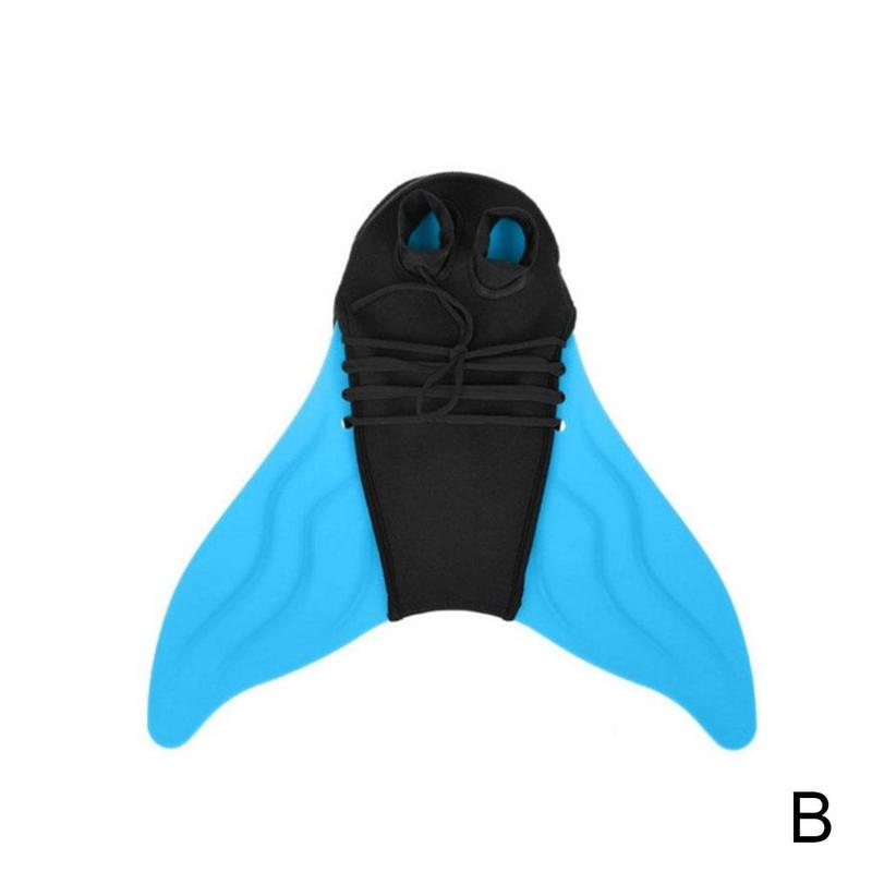 Cute Kid Kinderen Zwemmen Fin Duiken Voet Flippers Water Sport Sport Staart Training Voeten Water Schoenen Vinnen Zwemmen Q4Y9: B