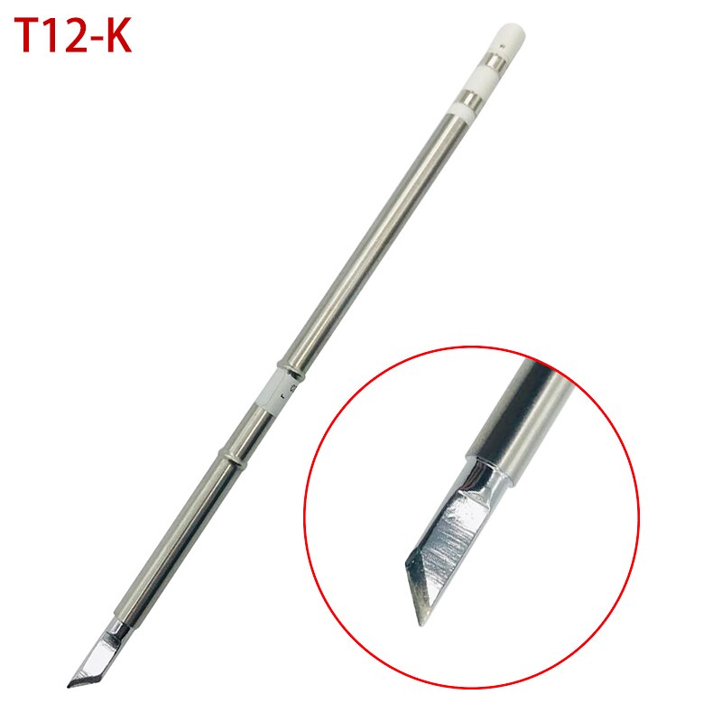 T12 K Series Soldering Solder Iron Tips T12 Series Iron Tip For Hakko FX951 STC AND STM32 OLED Electric Soldering Iron: K