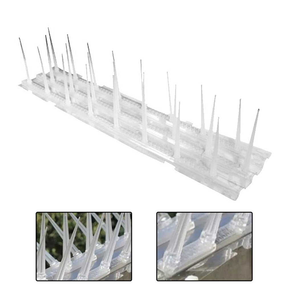 3pcs Balcony Outdoor Plastic Bird Prevention Sting Outdoor Bird Proof Film Plastic Bird Proof Sting