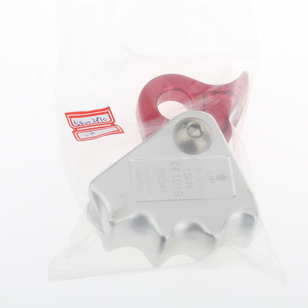Outdoor Climbing Gear Mountaineering Safety Equipment Rope Grab Protecta Aluminum Magnesium Device for 9mm-12mm Rope