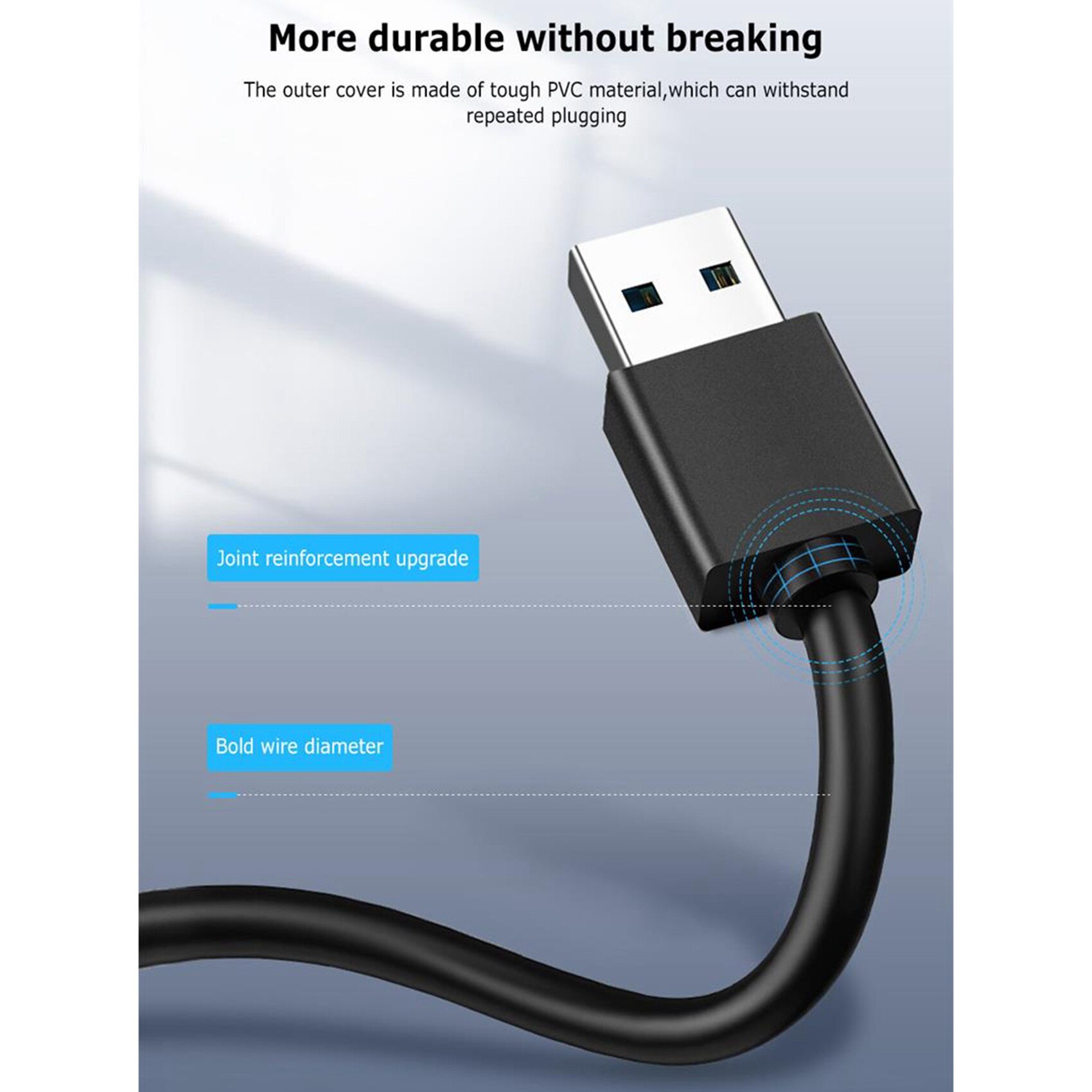 USB 3.0 Hub Adapter 5 Gbps High Speed HUB 7 in 1 Multi Splitter Adapter for Laptop Adapter Computer Accessories