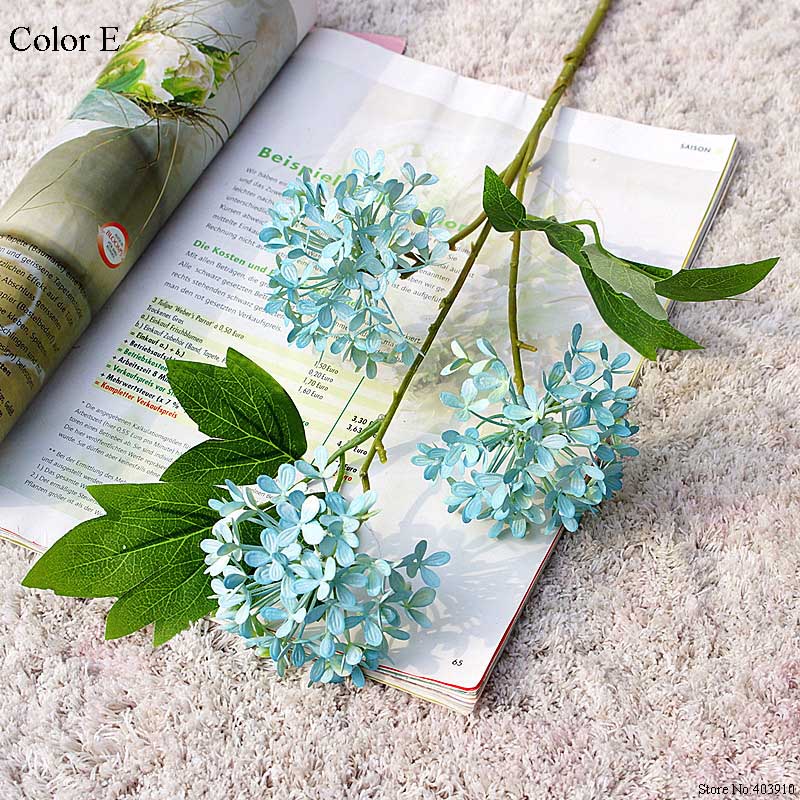 Isländsk lila blomma boll gren siden konstgjord blomma fleur artificielles för hem bröllop dekoration fotografering flores: E
