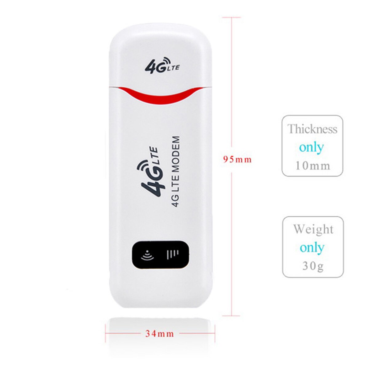 Clé Modem WiFi 3G/4G LTE, USB, sans fil, point d&#39;accès, Version EU/US, , directe