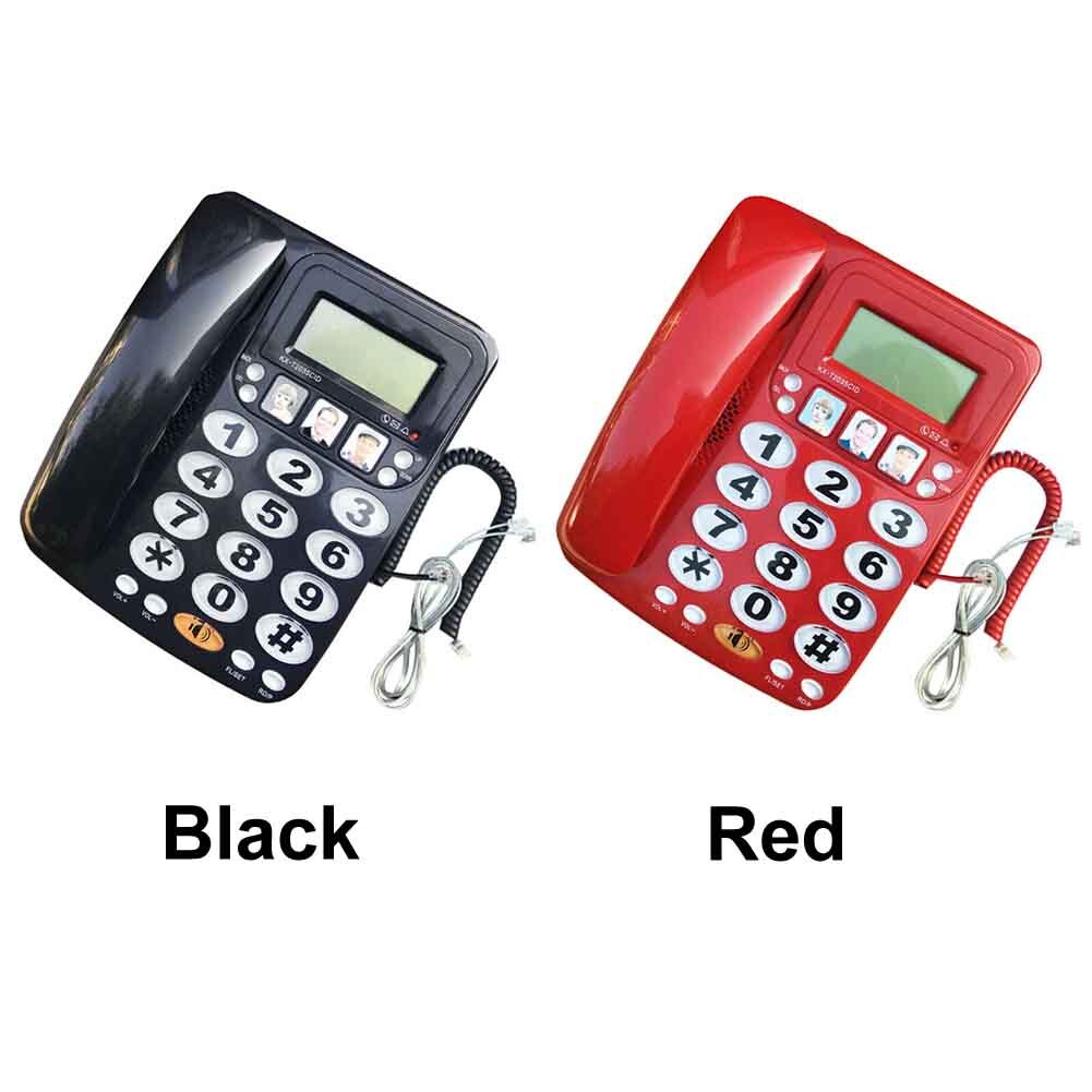 Kx 2035 cid hotel snelkiezen grote knop zakelijk kantoor beller-id oproepgeheugen vaste telefoon terugbellen fsk dtmf luid geluid