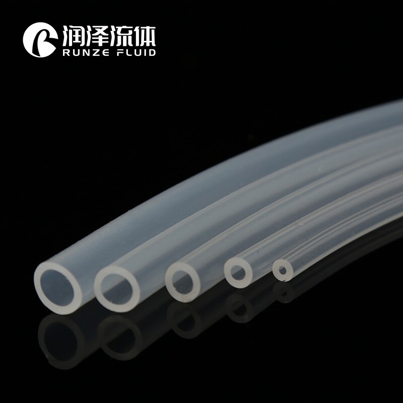External Connection Silicone Tube High Transparency High Flexibility High Cost Performance for Liquid Transfer